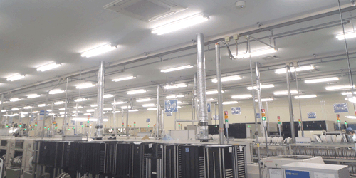 オスラム・メルコ社統合でデバイス製造ラインを丸ごと移設する際に、工場の消費電力等の見える化に貢献！