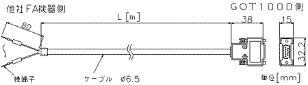 GT09-C□R40502-6C外形図