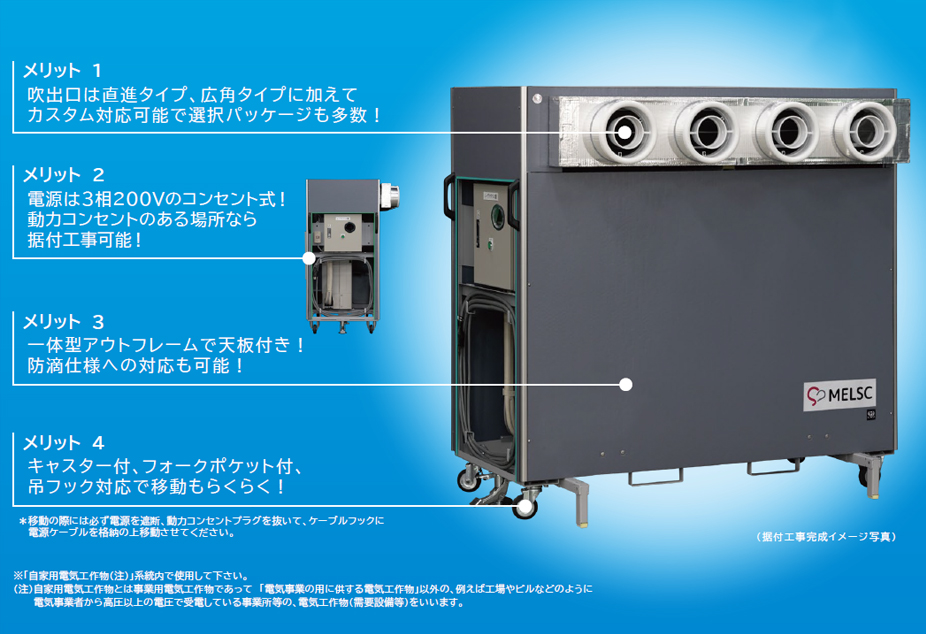 産業用暑熱対策工事 ムーヴオアシス工法|三菱電機システムサービス 産業用暑熱対策工事 ムーヴオアシス工法|三菱電機システムサービス