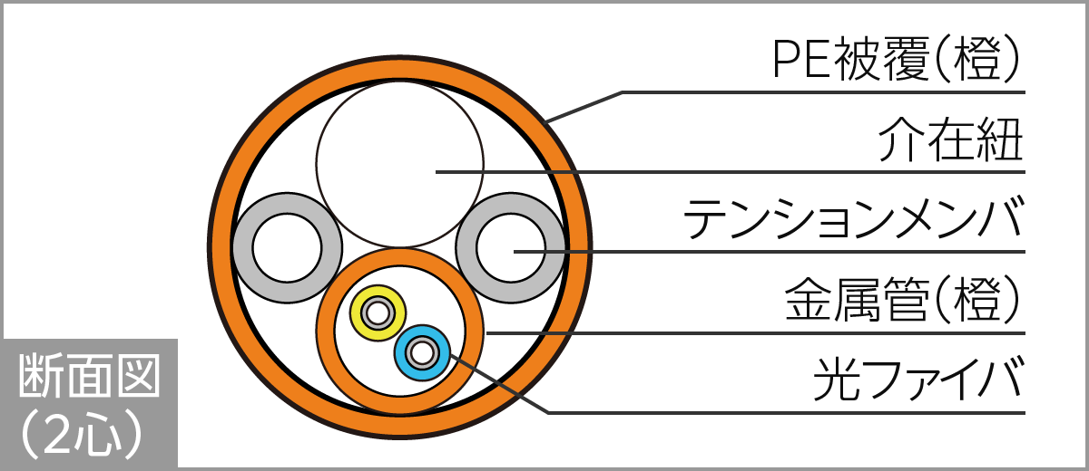 ピコケーブル断面図