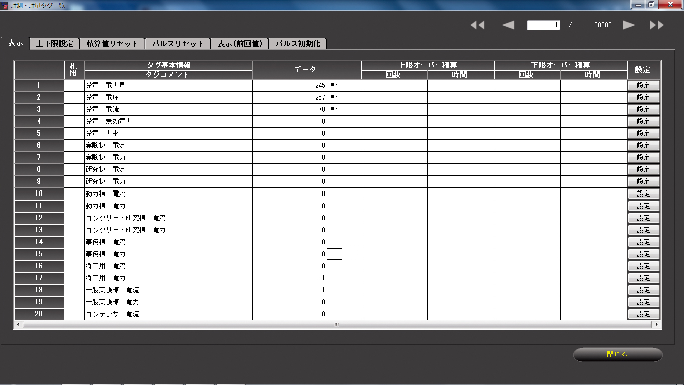 計測･計量タグ一覧