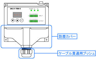 防塵カバー付き
