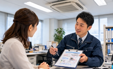 お客様に状況を説明